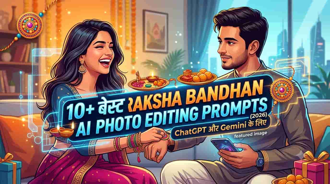 10+ बेस्ट Raksha Bandhan AI Photo Editing Prompts ChatGPT और Gemini के लिए